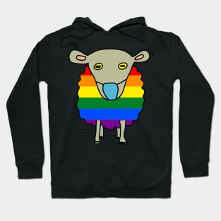 Anti-Mask Mask-Wearing Sheep LGBT Pride Hoodie